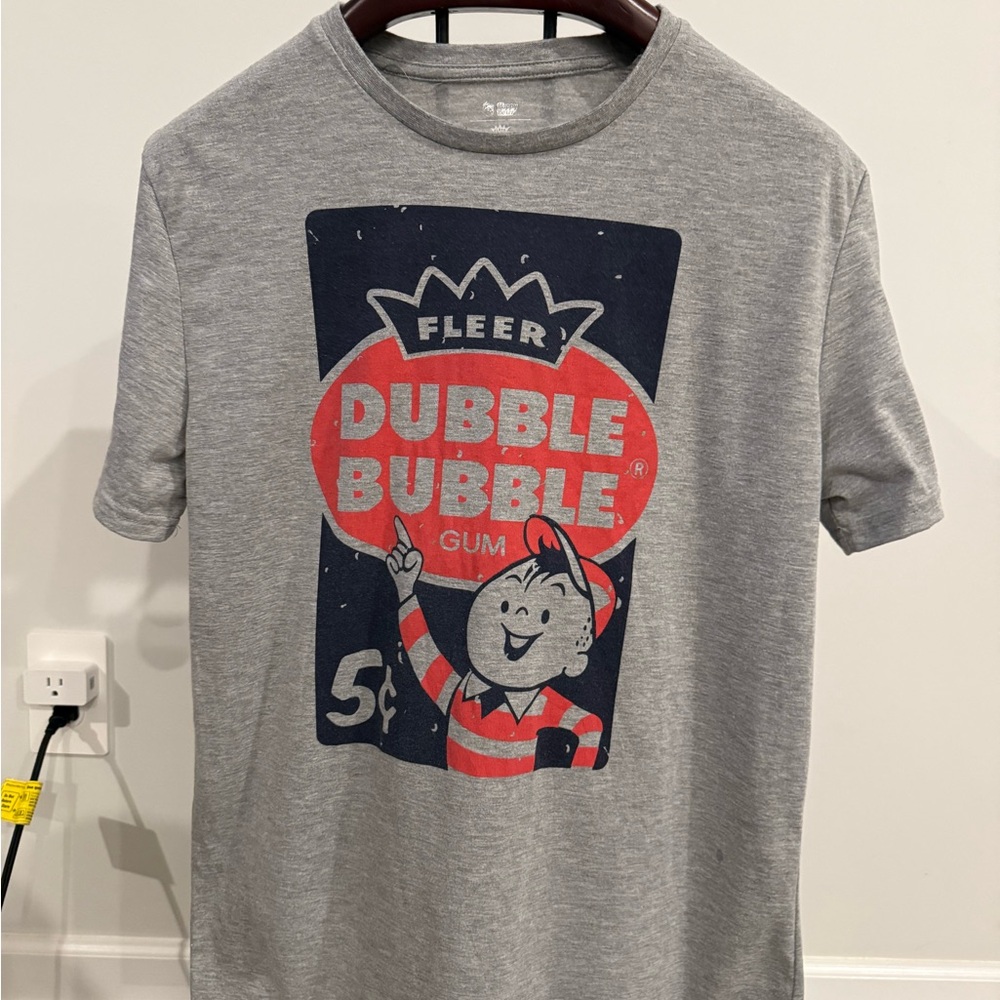 Fleer Dubble Bubble Kids Graphic Tee - Heather Gray